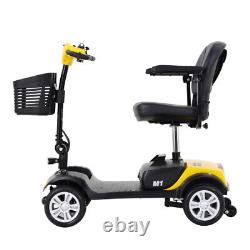 4 Wheels Mobility Scooter Power Wheel Chair Electric Device Compact 300 lbs 300W