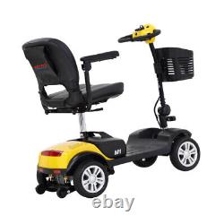 4 Wheels Mobility Scooter Power Wheel Chair Electric Device Compact 300 lbs 300W