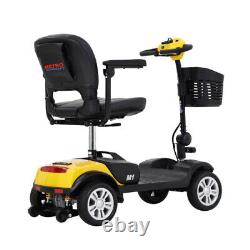 4 Wheels Mobility Scooter Power Wheel Chair Electric Device Compact 300 lbs 300W