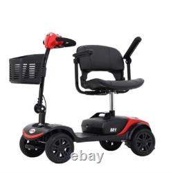 4 Wheels Mobility Scooter Power Wheel Chair Electric Device Compact Adult Travel