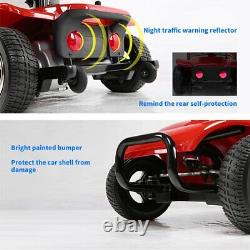 4 Wheels Mobility Scooter Power Wheel Chair Electric Device Compact Christmas\