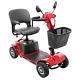 4 Wheels Mobility Scooter Power Wheel Chair Electric Device Compact Seniors