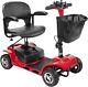 4 Wheels Mobility Scooter Power Wheel Chair Electric Device Compact For Travels