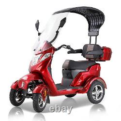 4 Wheels Mobility Scooter Power Wheel Chair Electric Device Compact with Shed