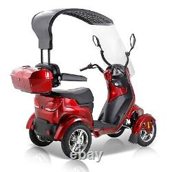 4 Wheels Mobility Scooter Power Wheel Chair Electric Device Compact with Shed