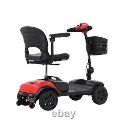 4 Wheels Mobility Scooter Power Wheel chair Electric Device Compact for Travel