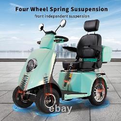 4 Wheels Mobility Scooter Power Wheelchair 800W Electric Scooters Home Travel