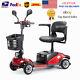 4 Wheels Mobility Scooter Power Wheelchair Folding Electric Scooter For Travel