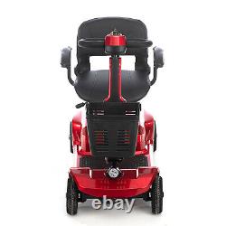 4 Wheels Mobility Scooter Power Wheelchair Folding Electric Scooters Home Traved