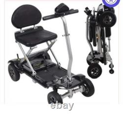 4 Wheels Mobility Scooter Power Wheelchair Folding Electric Scooters Home Travel