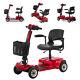 4 Wheels Mobility Scooter Power Wheelchair Folding Electric Scooters Travel Nn