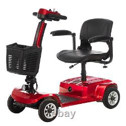 4 Wheels Mobility Scooter Power Wheelchair Folding Electric Scooters Travel USA