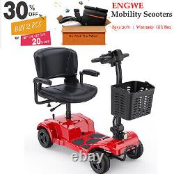 4 Wheels Mobility Scooter Power Wheelchair Folding Electric Scooters With Gift