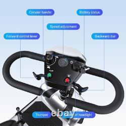 4 Wheels Mobility Scooter for Adults & Seniors, Lightweight Foldable 5 MPH Speed