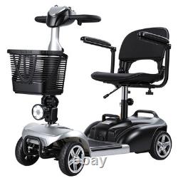 4 Wheels Mobility Scooter for Adults & Seniors, Lightweight Foldable 5 MPH Speed