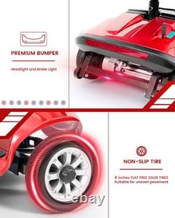 4 Wheels Mobility Scooters Power Wheelchair Folding Electric Scooter For Adult