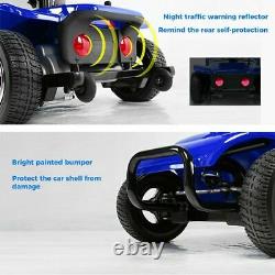 4 Wheels Power Mobility Scooter Wheel chair Electric Device Compact for Travel