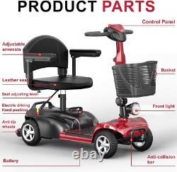 4 Wheels Scooter Power Wheelchair Folding Electric For Home