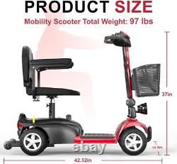 4 Wheels Scooter Power Wheelchair Folding Electric For Home
