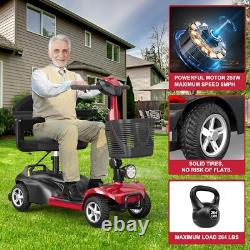 4 Wheels Scooter Power Wheelchair Folding Electric For Home