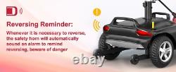 4 Wheels Scooter Power Wheelchair Folding Electric For Home