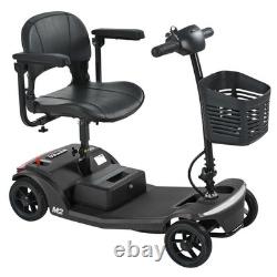 4 Wheels Senior Mobility Scooter 250W Power Wheelchair Folding Electric Scooter