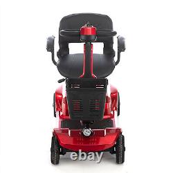 4 Wheels Travel Mobility Scooter Power Wheelchair Folding Electric Scooter HomCu