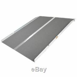 4' x 36 Aluminum Solid Threshold Ramp Wheelchair or Scooter Home Access