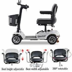 4Wheel Electric Drive Medical Power Scooter travel Mobility Wheelchair for Adult