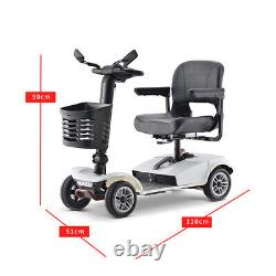 4Wheel Electric Drive Medical Power Scooter travel Mobility Wheelchair for Adult