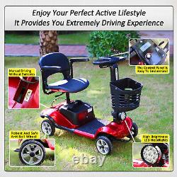 4Wheels Elderly Seniors Electric Mobility Scooter Powered Wheelchair R