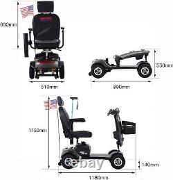4X Wheels Heavy Duty Enhanced Electric Mobility Scooter Power Mobility Scooter