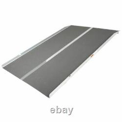 5' x 36 Aluminum Solid Threshold Ramp Wheelchair or Scooter Home Access