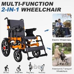 500W All Terrain Heavy Duty Power Scooter Widen 18 Folding Electric Wheelchair