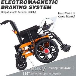 500W All Terrain Heavy Duty Power Scooter Widen 18 Folding Electric Wheelchair