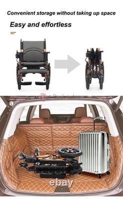 500W All Terrain Heavy Duty Power Scooter Widen 18 Folding Electric Wheelchair