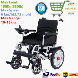 500W Dual Motor Electric Wheelchair Folding Mobility Aid Motorized Wheelchairat