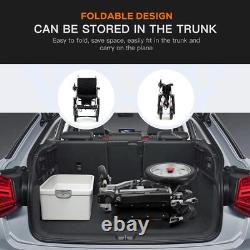 500W Electric Wheelchair Folding All Terrain Heavy Duty Portable Wheelchair US