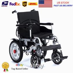 500W Foldable Electric Wheelchair All Terrain Mobility Scooter Lead-acid Battery