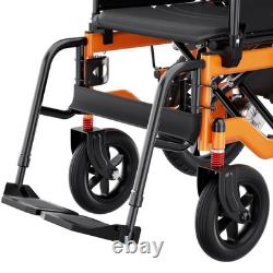 500W Foldable Intelligent Electric Wheelchair Mobility Scooter With 2Batteries