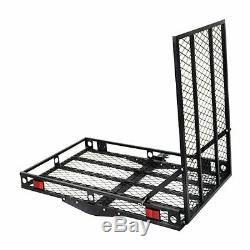 500lbs Strong Wheelchair Hitch Carrier Mobility Electric Scooter Loading Ramp