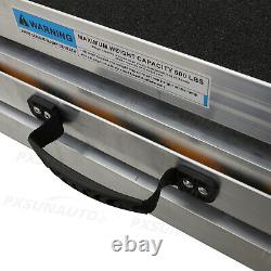 6/7ft Portable Aluminum Non Skid Wheelchair Scooter Mobility Ramp