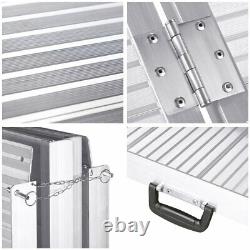 6ft Aluminum Wheelchair Ramp Folding Mobility Suitcase Threshold Scooter Carrier