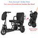 700w 3-wheels Portable Double Motor Folding Electric Power Mobility For Adults