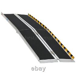 7ft Portable Aluminum Non Skid Wheelchair Scooter Mobility Ramp