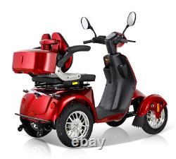800W 4 Wheel Mobility Scooters for Seniors & Adults 500lbs Capacity Heavy Duty