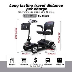 9 Front & Rear Solid Tyres 300W Electric Mobility Scooter Power Wheel Chair