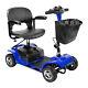 Adult 4wheels Travel Mobility Scooter Power Wheel Chair Electric Device Compact