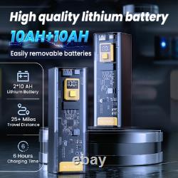 Adult Power Wheelchair, Bluetooth Remote Control, Trolley Design, 25 Mile Range