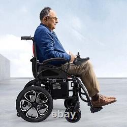 All Terrain Electric Wheelchair Heavy Duty 500W Foldable Electric Wheelchair